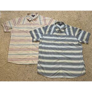 Patagonia Men Bandito Short Sleeve Vented Snap Button Shirt Lot Size XXL EUC
